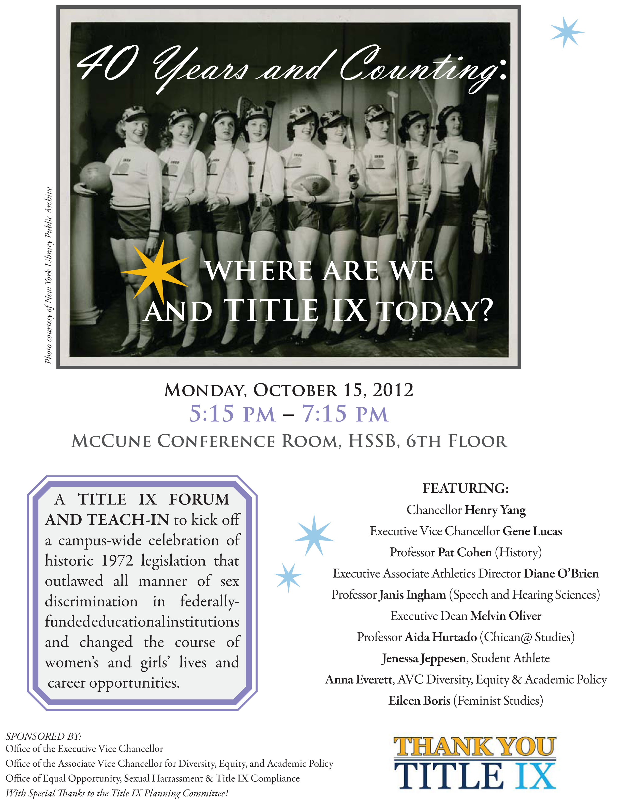 UCSB Title IX Celebration Kick Off