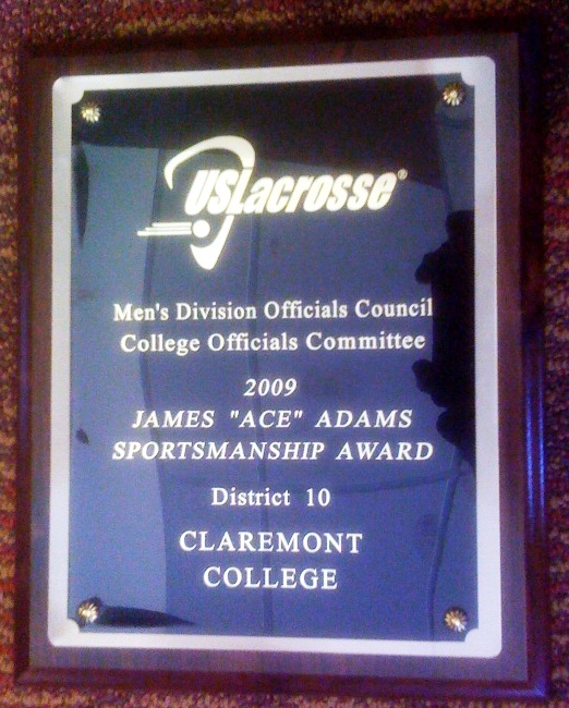 Ace Adams Award 2009