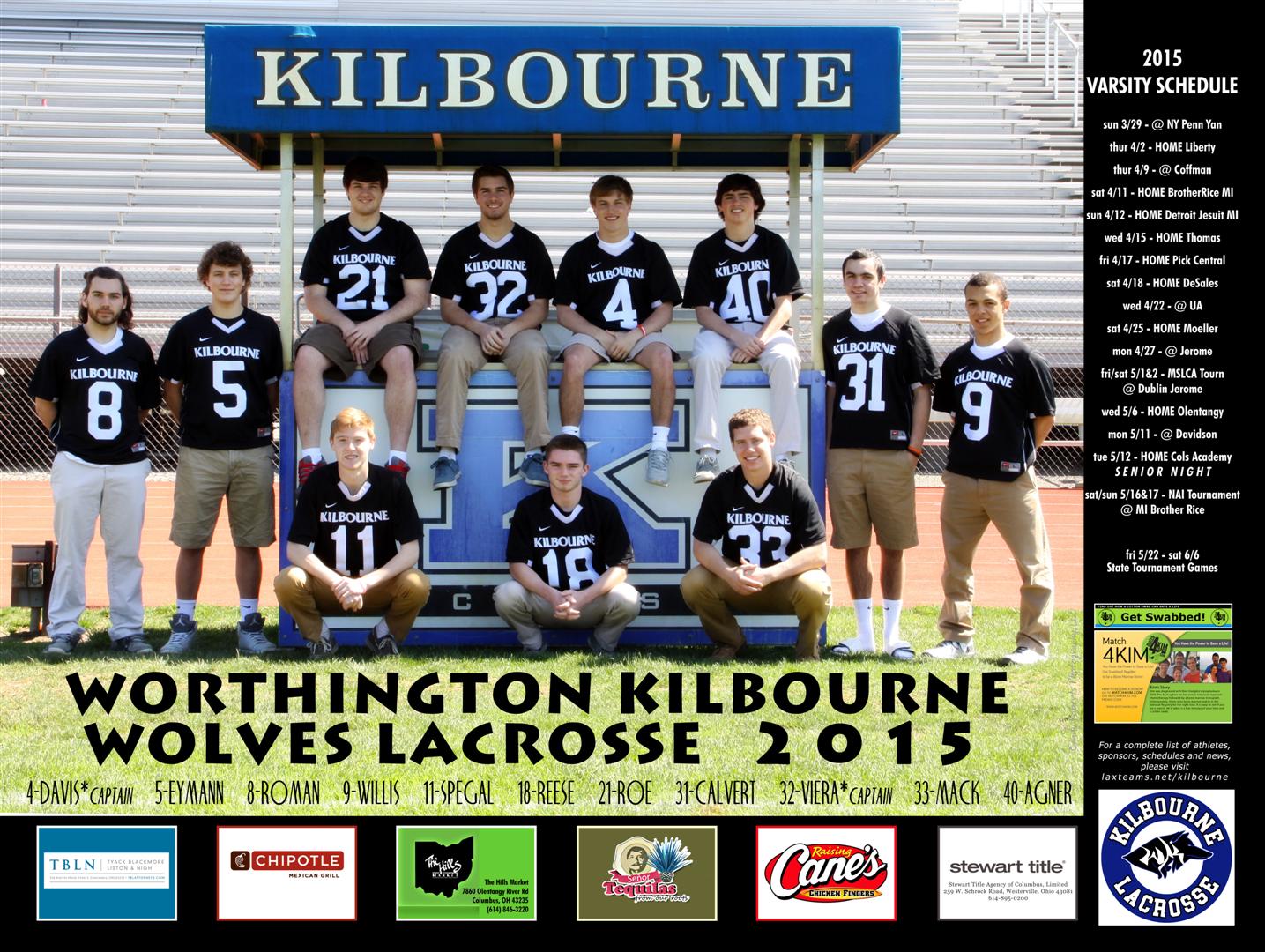 Worthington Kilbourne High School Boys Lacrosse